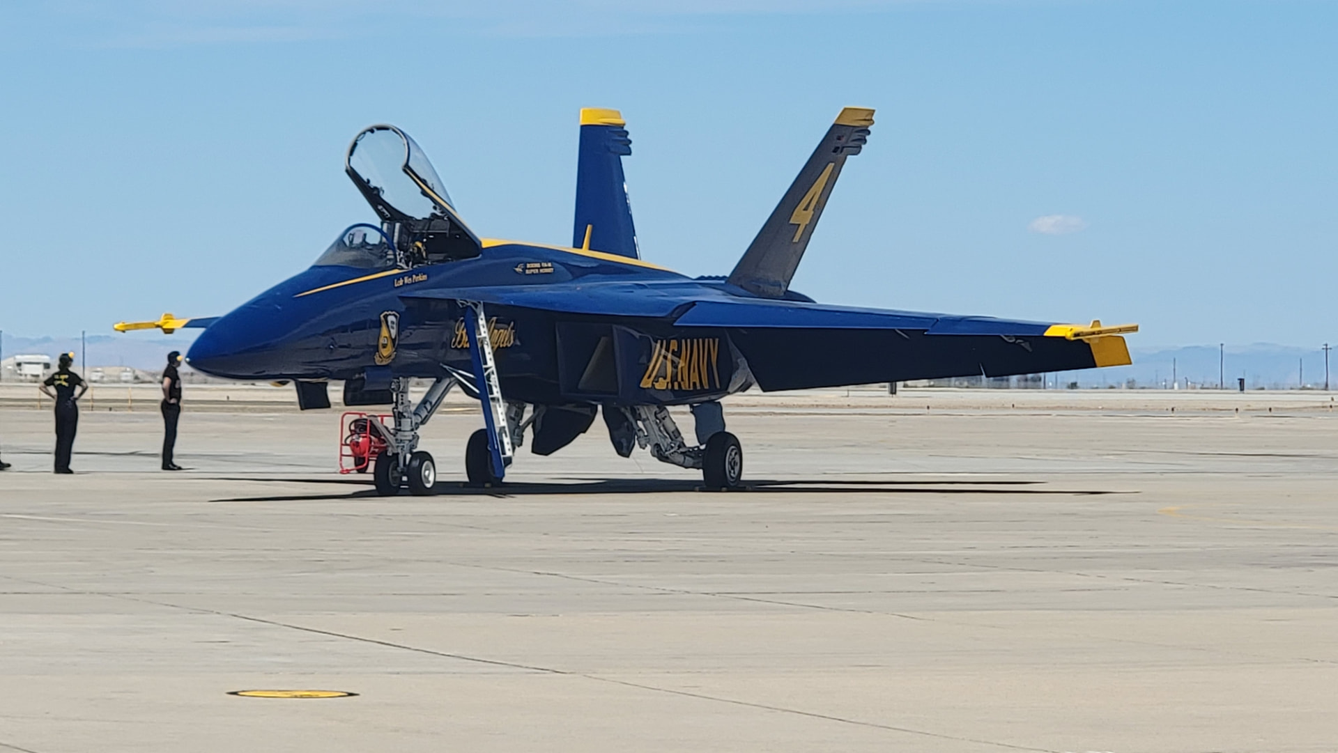 Blue Angels at NAF El Centro — the Navy trains in our Valley.